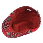 Mens Adjustable Colorful Striped Plaid Ivy Newsboy Cabbie Gatsby Golf Cap Fla   