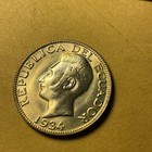 Ecuador Un Sucre 1934 Phili Usa Head Left