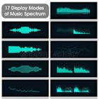 Vfd Sound Level Meter Digital Dot Matrix Mic Pick-up Audio Analyzer Desk Clock