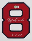 Carl Yastrzemski Autographed   Framed White Boston Jersey Beckett Certified