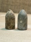 Two Excellent Confederate Nose Cast Enfield Bullets Found At Dalton Georgia Nice