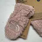 Nwt The North Face Baby Bear Suave Oso Mitt Pink Fuzzy 6-24 Months