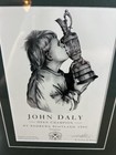 Rare 1995 Framed John Daly Golf Art Print St Andrews  Signed R Gordon B White  d