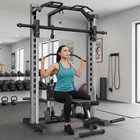 Smith Machine For Home Gym Power Rack Cage W lat-pull Down System   Barbell Bar