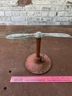 Antique Brass Lawn Sprinkler Art Deco With Brass Propeller Top      Rare Piece