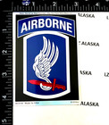 Two  2  Us Army 173rd Airborne Brigade Decal stickers  dc6  4  High