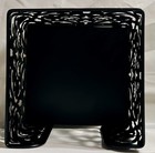 Ornate Black Metal Sticky Note Holder New  Beverage Napkin Cocktail