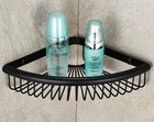 Shower Caddy Basket Bathroom Oil Rubbed Brass Cosmetic Shelf Storage rack Fba511