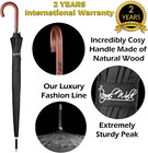 Windproof Large Umbrella For Rain 54 Inch Automatic Open For 2 Persons Wind Resi