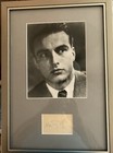 Montgomery Clift Signed Album Page Framed With Beautiful Vintage  Photo   