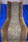1930   s Vintage French Victorian Brown Velvet Floral Table Runner 16   x46   