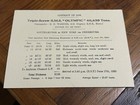 White Star Line Rms Olympic Abstract Log Card Southampton To Nyc June 17th 1930