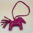 Hermes Agneau Milo Rodeo Pm Bag Accessory Charm Ruby Color Ruby Used From Jp