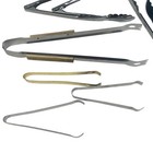 Lot Of 8 Ice Bucket Food Service Grilling Metal Wood Handle Plastic Food Tongs