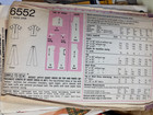 Vintage Sewing Pattern Simplicity 6552  Jiffy Top pants dress Miss Size 12 Uncut