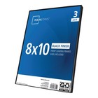 8x10 Picture Frame Black Front Loading Wall tabletop Photo Frame Set Of 3