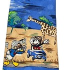 Disney Mickey Mouse 100  Silk Tie Jungle Adventure Safari Theme Goofy Giraffe