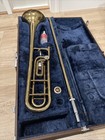 Used Holton Tr658 F-attachment Trombone With Case   Mouthpiece