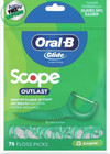 Oral-b Glide Complete Floss Picks  Dental Floss Picks  Scope Outlast  75-ct