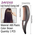 Self-cleaning Dandruff Comb Hollow Teeth Scalp Detox Oil Removal For Women Men K