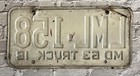 1963 Missouri Truck License Plate Lml-158