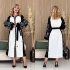Gorgeous Boho Ukrainian Vyshyvanka Embroidered Ethnic Dress S  M  L