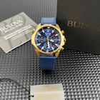 Bulova - Marine Star Quartz Men s Chronograph Calenbdar Blue Watch  97b168 
