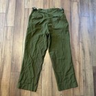 True Vintage Military Trousers Field Wool M-1951 Og108 Green Wool Pants Medium