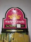 Vtg Nos Yellow Nylon Plastic Kitchen Utensils - New In Package  Mcm Set Of 5 Usa
