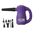 Xpower B-53 Airrow Pro Multi Use 115v Pet Dryer Blower Duster Air Pump - Purple