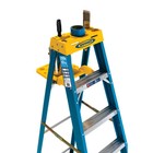 Werner 4 Ft  Fiberglass Step Ladder  250 Lbs  Load Capacity Type I Duty Rating
