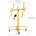 Drywall Lift Panel 13  Lift Drywall Panel Hoist Jack Lifter Sheetrock Lift Tool