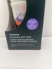 Starbucks Halloween 2022 Set Of 6 Reusable Glow In The Dark Hot Cups Limited New
