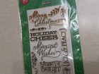 Hero Arts Clear Cling Stamps Holiday Wishes Christmas