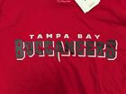 Men s Tampa Bay Buccaneers Nike Tee Red T-shirt Script Logo Short Sleeve Nwt