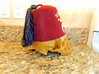 Vintage Anatomical Sawbones Skull Science Model W fez For Tiki Bar Or She Shed