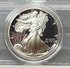 1989 S American Proof Silver Eagle - With Box   Coa