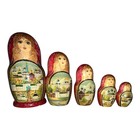 Beautiful Vintage Hand-painted Russian Matryoshka Nesting Dolls With  Signature