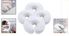 4-pack Water-resistant Extra Thick Cotton Face Cradle Covers For Massage Tables