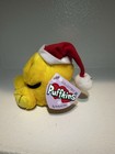 Rare 1994 Swibco Puffkins Happy Stuffed Plush Yellow Smiley Face Christmas Nwt