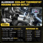 902-846 Engine Coolant Water Outlet For Chevy Cruze Sonic Trax Buick Encore 1 4l