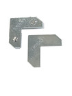 Metal Frame Hardware  Tapped Corners W back Plates  Nielsen   Brand  100 Pack