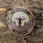 Grateful Serenity Recovery Coin Inspirational Sobriety Chip Aa Medallion