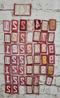 Bsa Boy Scouts Of America Older Style Red white Troop Number Patches  Pre-owned