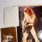 Vintage Ted Nugent 1980 Concert Photos Lot  10  Cow Palace W  Handwritten Date