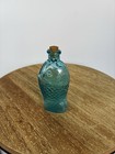 Doctor Fisch s Bitters Aqua Blue Glass Fish Shape Miniature Wheaton Glass Bottle