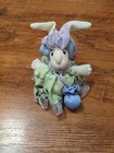Vtg  Russ Bunny Rabbit Plush Rosetta  Adjustable Ears  Perfect Condition