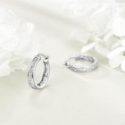 Sterling Silver Hoop Earrings Small Hoop Sun leaf triangle Huggie Earrings Fo   