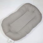 Snuggle Me Organic Infant Stone  gray   Lounger