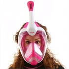 Snorkel Mask S m Pink Full Face Seac Magica Anti-fog Underwater Diving Panoramic